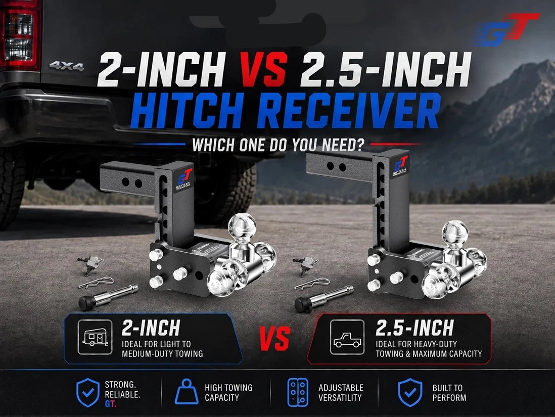 2-Inch vs 2.5-Inch Hitch Receiver: Which One Do You Need?