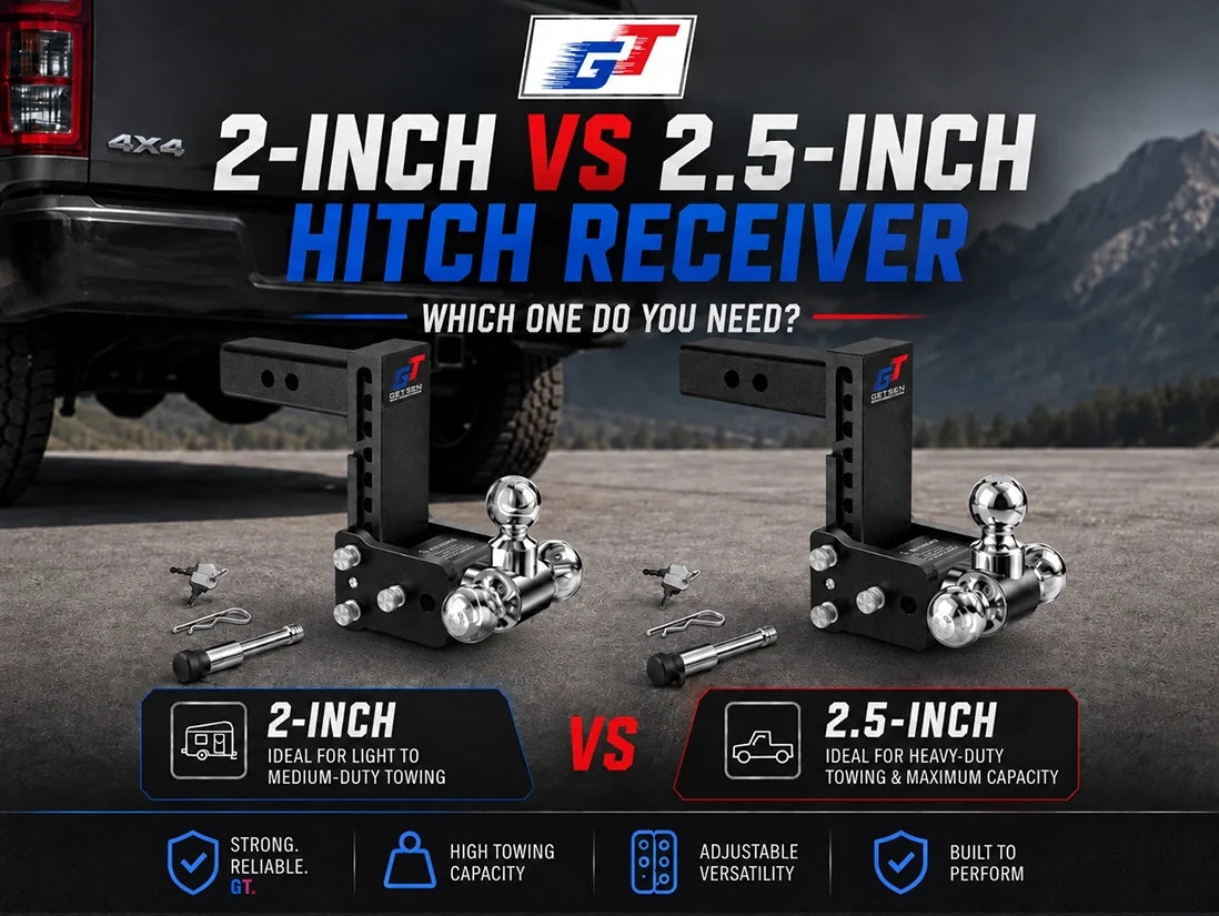 2-Inch vs 2.5-Inch Hitch Receiver: Which One Do You Need?