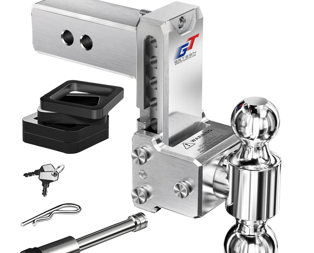 Geteen Adjustable Trailer Hitch Ball Mount - Fits 2.0