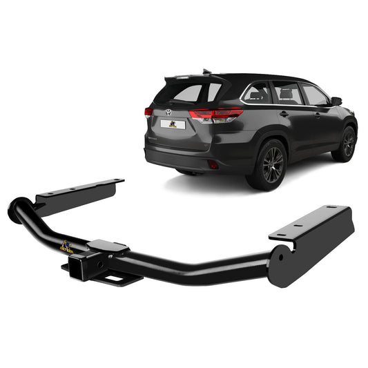 Geteen Class III Trailer Hitch, Tow Hitch 2 Inch Receiver Compatible with (2014-2019) Toyota Highlander, Multi-Fit Hitch to Receive Ball Mount Cargo Carrier Bike Rack Tow Hook