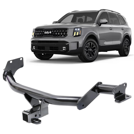 Class III Trailer Hitch, Tow Hitch 2 Inch Receiver Compatible with (2020-2024) Kia Telluride, Multi-Fit Hitch to Receive Ball Mount Cargo Carrier Bike Rack Tow Hook